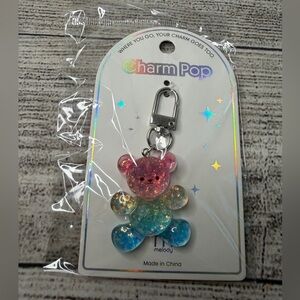Multicolor Bear Charm Pop Zipper Pulls
